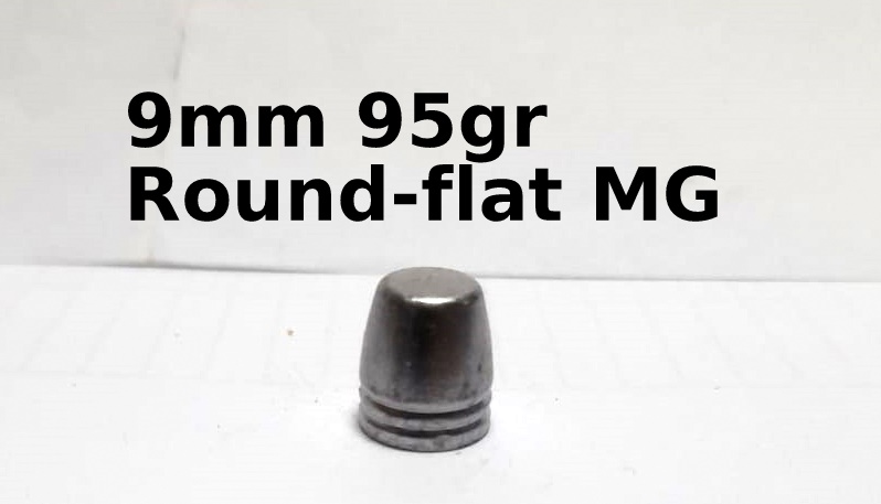 9mm 95gr Round-Flat